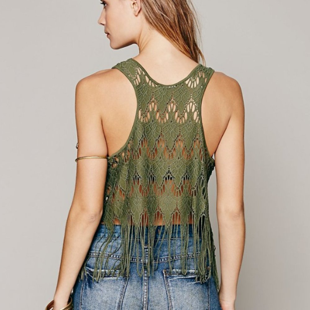 Intimately Free People Fringe Lace Cami - Picture 7 of 7